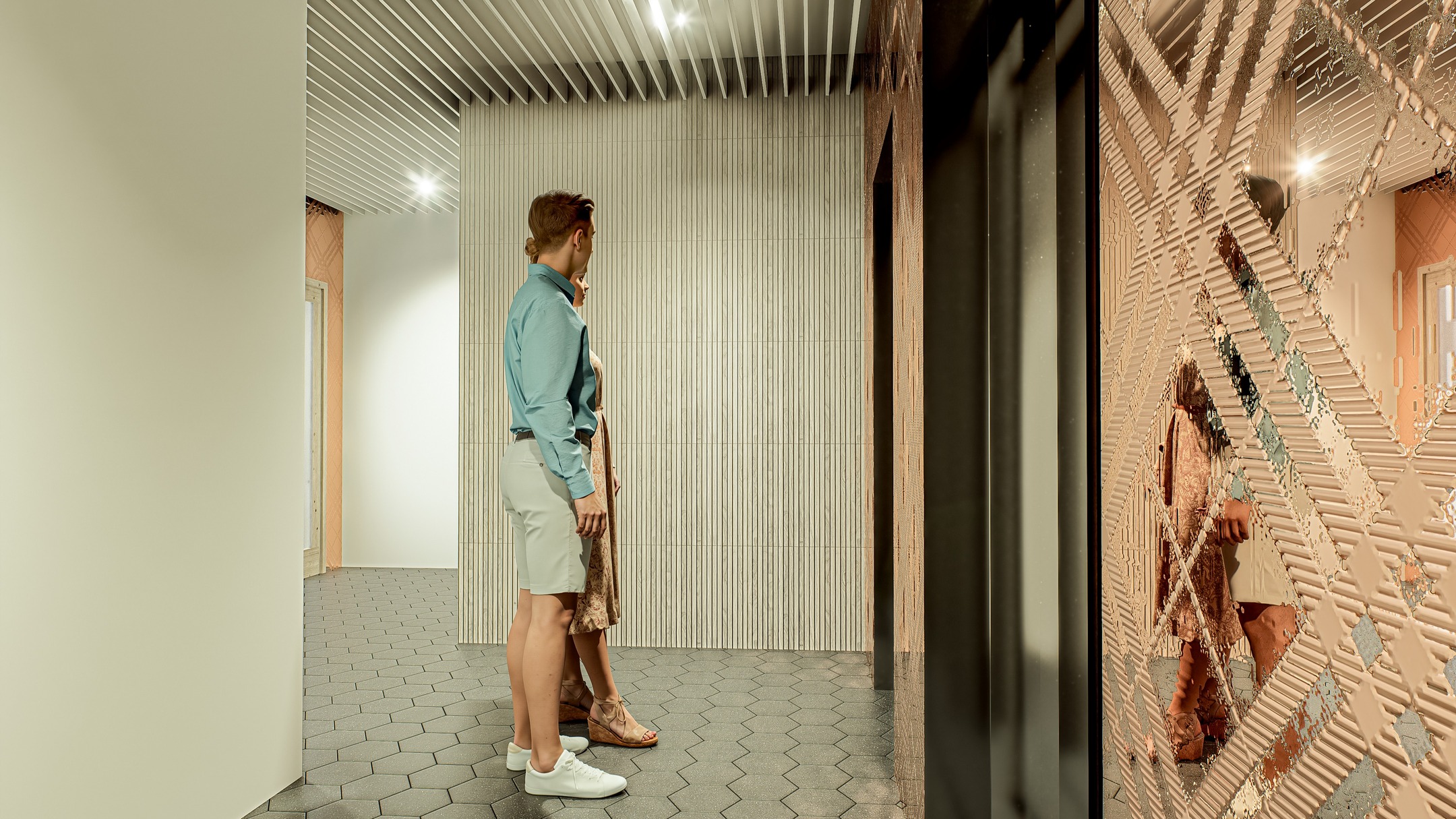 Refined interior or exhibition-style render suitable for presentation output